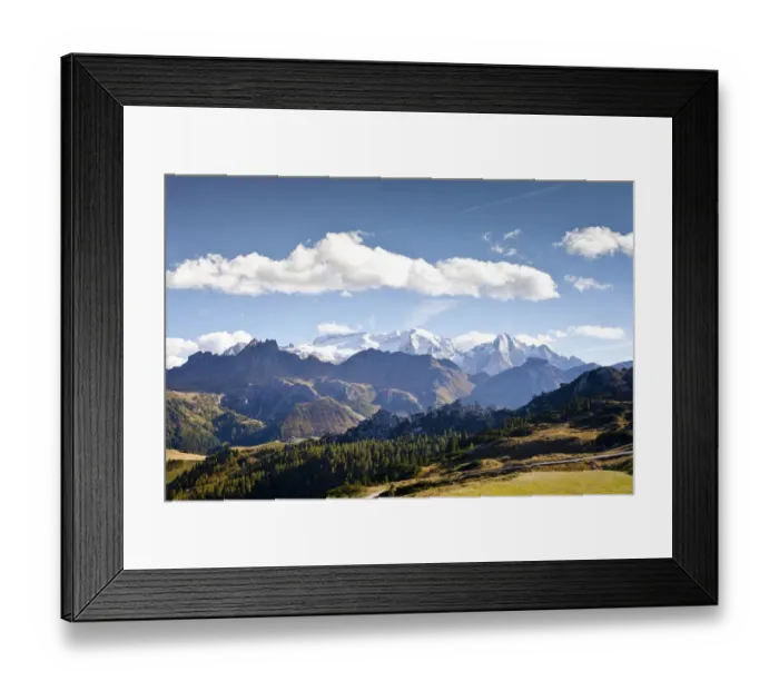 Framed Print : View during the descent from the Boeseekofel climbing route, Corvara, looking towards Marmolada Mountain, Dolomites, Alto Adige, Italy, Europe Framed Print : View during the descent from the Boeseekofel climbing route, Corvara, looking towards Marmolada Mountain, Dolomites, Alto Adige, Italy, Europe