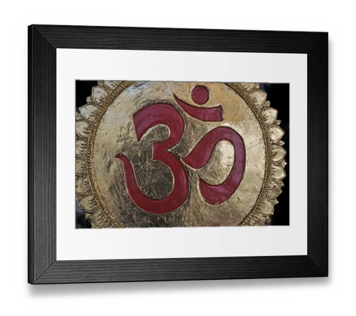 Framed Print : OM-sign, amulet market in Bangkok, Thailand, Asia, PublicGround Framed Print : OM-sign, amulet market in Bangkok, Thailand, Asia, PublicGround