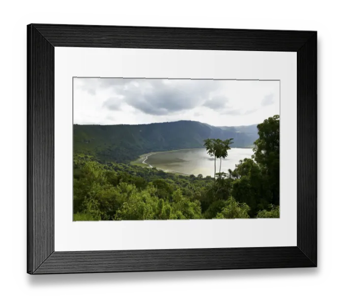 Framed Print : Embakai Crater, volcano, Ngorongoro Conservation Area, Tanzania, Africa Framed Print : Embakai Crater, volcano, Ngorongoro Conservation Area, Tanzania, Africa