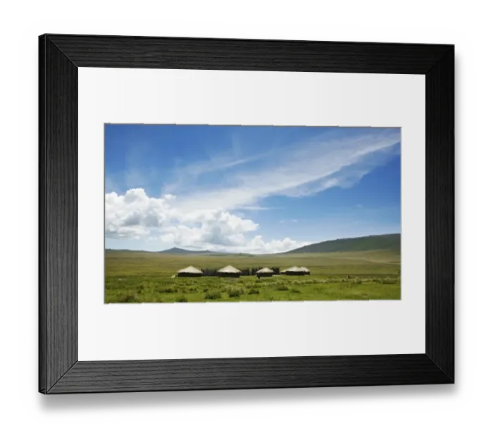 Framed Print : Huts, village of the Msai, Boma, Ngorongoro Conservation Area, Tanzania, Africa Framed Print : Huts, village of the Msai, Boma, Ngorongoro Conservation Area, Tanzania, Africa