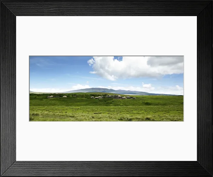 Framed Print : Huts, village of the Msai, Boma, Ngorongoro Conservation Area, Tanzania, Africa Framed Print : Huts, village of the Msai, Boma, Ngorongoro Conservation Area, Tanzania, Africa