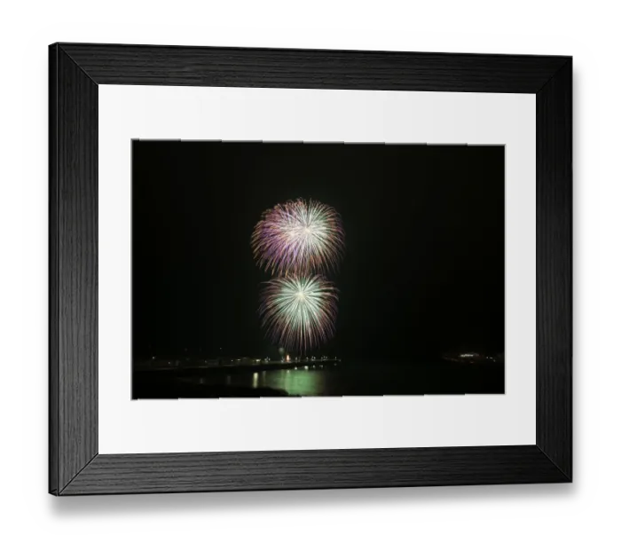 Framed Print : New Years Eve fireworks, Helgoland, Schleswig-Holstein, Germany, Europe Framed Print : New Years Eve fireworks, Helgoland, Schleswig-Holstein, Germany, Europe
