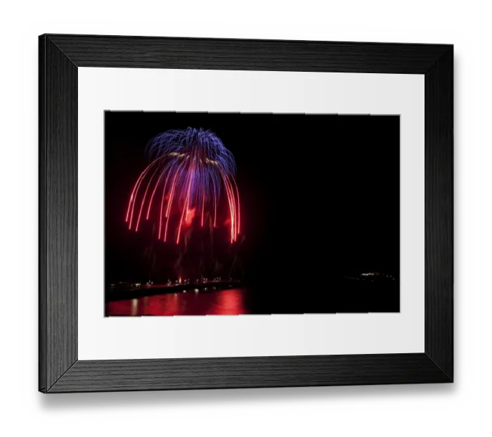 Framed Print : New Years Eve fireworks, Helgoland, Schleswig-Holstein, Germany, Europe Framed Print : New Years Eve fireworks, Helgoland, Schleswig-Holstein, Germany, Europe