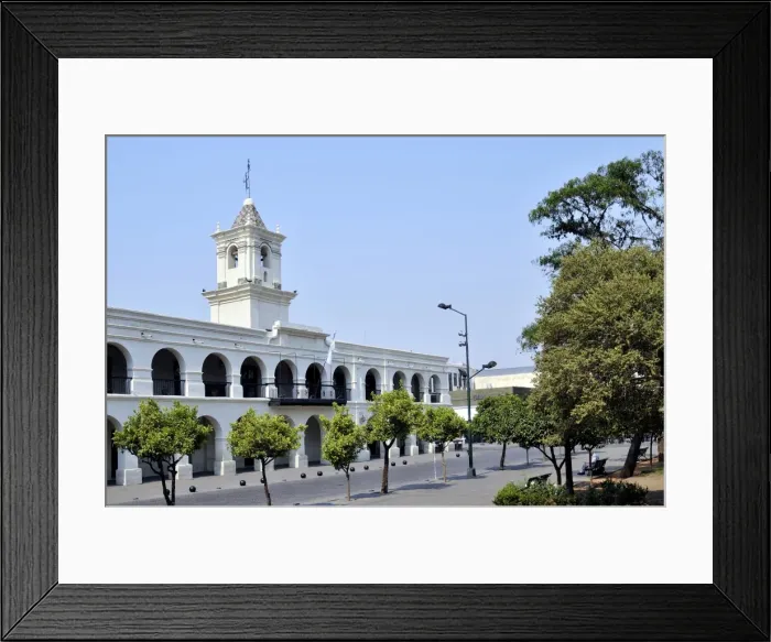 Framed Print : Cabildo, former seat of the colonial government in Salta, Argentina, South America Framed Print : Cabildo, former seat of the colonial government in Salta, Argentina, South America