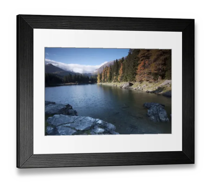Framed Print : Lake Obernberg, Obernberg, Tyrol, Austria, Europe Framed Print : Lake Obernberg, Obernberg, Tyrol, Austria, Europe