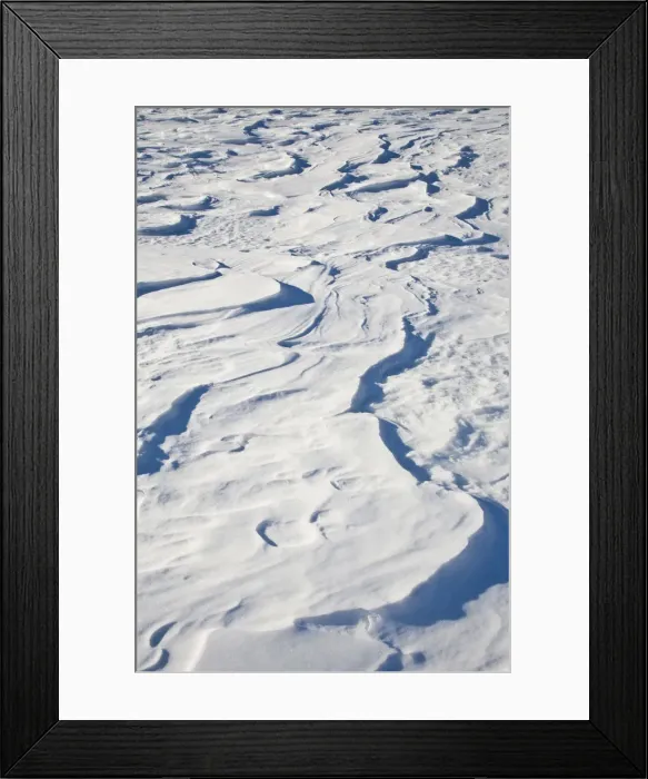 Framed Print : Snow drift, waves, wavy, Vorarlberg, Austria, Europe Framed Print : Snow drift, waves, wavy, Vorarlberg, Austria, Europe