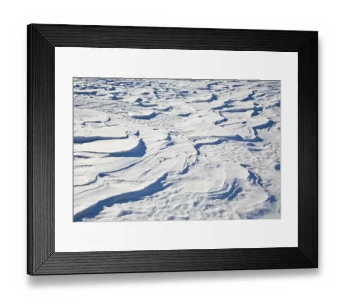 Framed Print : Snow drift, waves, wavy, Vorarlberg, Austria, Europe Framed Print : Snow drift, waves, wavy, Vorarlberg, Austria, Europe