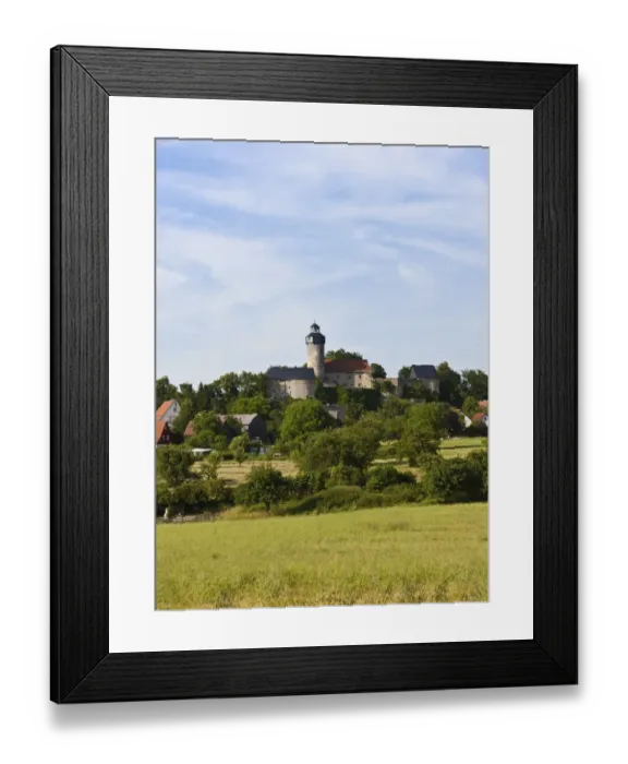 Framed Print : View of Burg Zwernitz castle, Sanspareil, Upper Franconia, Franconia, Bavaria, Germany, Europe, PublicGround Framed Print : View of Burg Zwernitz castle, Sanspareil, Upper Franconia, Franconia, Bavaria, Germany, Europe, PublicGround