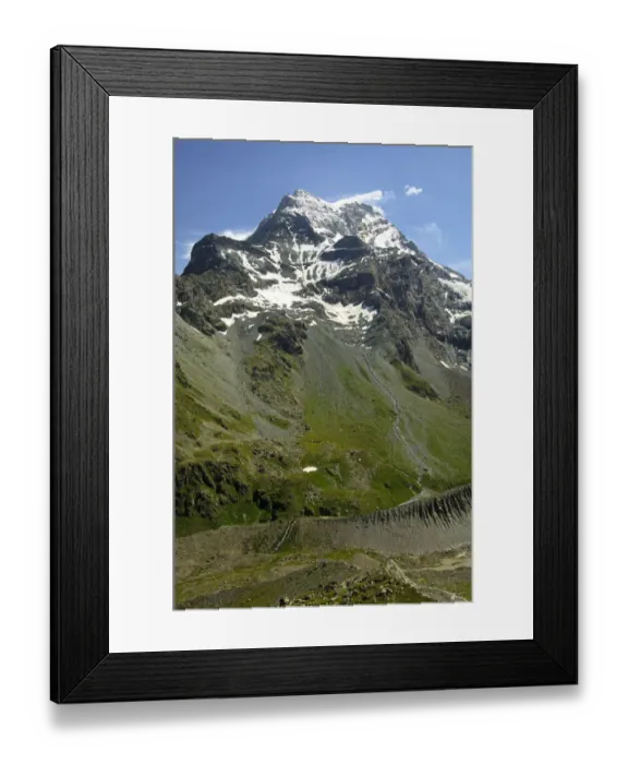 Framed Print : Grand Combin Mountain, view from the Val dEntremont valley, Valais Alps, Valais, Switzerland, Europe Framed Print : Grand Combin Mountain, view from the Val dEntremont valley, Valais Alps, Valais, Switzerland, Europe