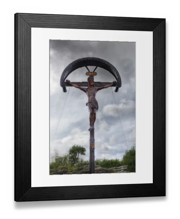 Framed Print : Crucifix on Mt. Kreuzberg, Krems an der Donau, Wachau, Lower Austria, Austria, Europe Framed Print : Crucifix on Mt. Kreuzberg, Krems an der Donau, Wachau, Lower Austria, Austria, Europe
