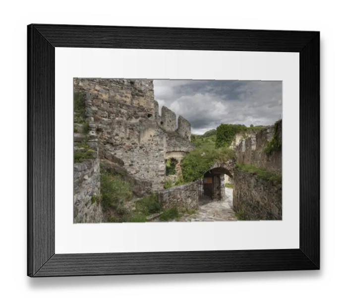 Framed Print : Burgruine Senftenberg castle ruins, Kremstal calley, Wachau, Lower Austria, Austria, Europe Framed Print : Burgruine Senftenberg castle ruins, Kremstal calley, Wachau, Lower Austria, Austria, Europe