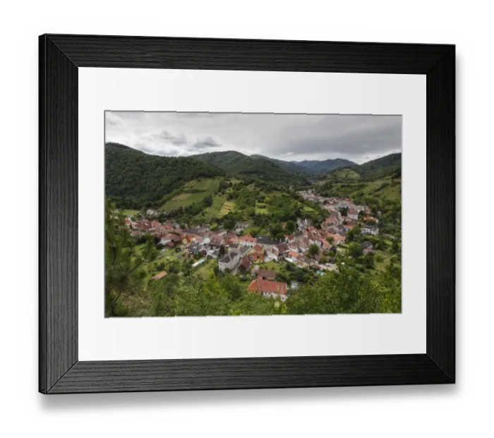 Framed Print : View from the castle on Senftenberg, Kremstal calley, Wachau, Lower Austria, Austria, Europe Framed Print : View from the castle on Senftenberg, Kremstal calley, Wachau, Lower Austria, Austria, Europe