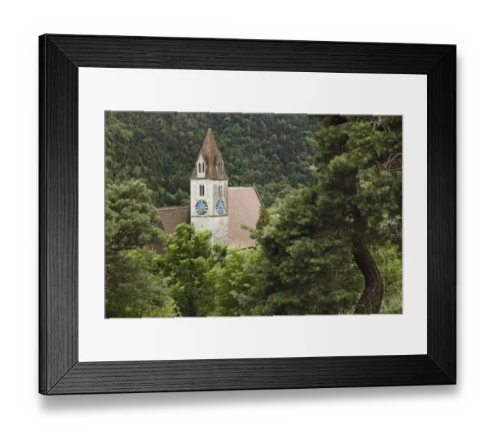 Framed Print : Parish church, Senftenberg, Kremstal calley, Wachau, Lower Austria, Austria, Europe Framed Print : Parish church, Senftenberg, Kremstal calley, Wachau, Lower Austria, Austria, Europe