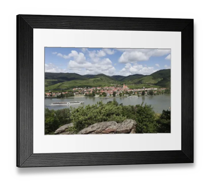 Framed Print : Weissenkirchen in the Wachau, Lower Austria, Austria, Europe Framed Print : Weissenkirchen in the Wachau, Lower Austria, Austria, Europe
