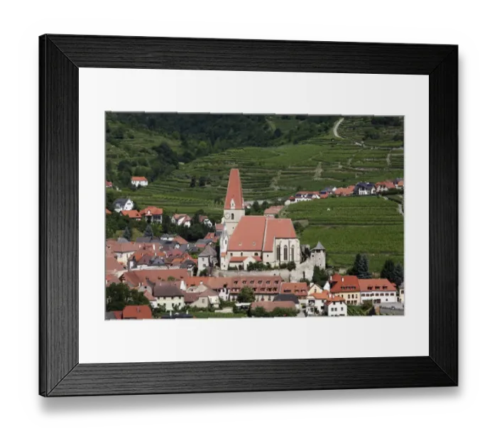 Framed Print : Weissenkirchen in the Wachau, Lower Austria, Austria, Europe
