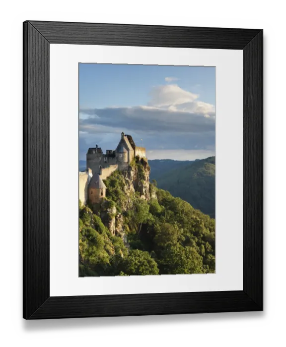 Framed Print : Burgruine Aggstein castle ruins, Wachau, Lower Austria, Austria, Europe Framed Print : Burgruine Aggstein castle ruins, Wachau, Lower Austria, Austria, Europe