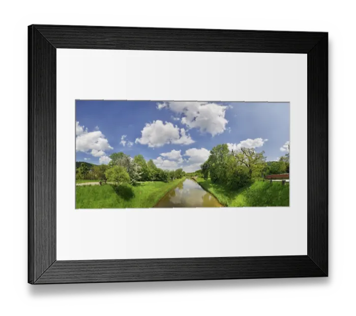 Framed Print : Clouds over the old Ludwig Canal or Ludwig-Donau-Main-Kanal with flowering fruit trees, Naturpark Altmuehltal nature forest, Bavaria, Germany, Europe Framed Print : Clouds over the old Ludwig Canal or Ludwig-Donau-Main-Kanal with flowering fruit trees, Naturpark Altmuehltal nature forest, Bavaria, Germany, Europe