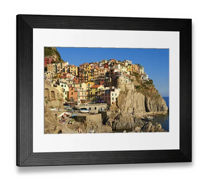 Framed Print : Townscape of Manarola, Cinque Terre, Liguria, Italy Framed Print : Townscape of Manarola, Cinque Terre, Liguria, Italy