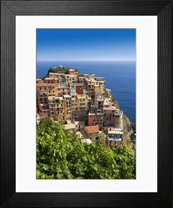 Framed Print : Townscape of Manarola, Cinque Terre, Liguria, Italy Framed Print : Townscape of Manarola, Cinque Terre, Liguria, Italy