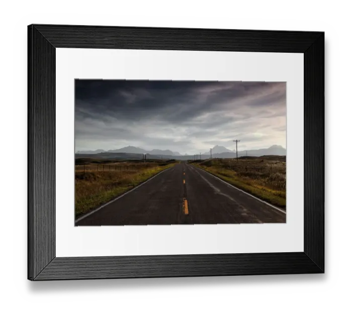 Framed Print : Highway no. 89, near Browning, the mountains of Glacier National Park at the back, Montana, United States Framed Print : Highway no. 89, near Browning, the mountains of Glacier National Park at the back, Montana, United States