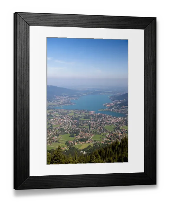 Framed Print : Tegernsee lake with Bad Wiessee, view from Wallenberg Mountain, Upper Bavaria, Bavaria, Germany Framed Print : Tegernsee lake with Bad Wiessee, view from Wallenberg Mountain, Upper Bavaria, Bavaria, Germany