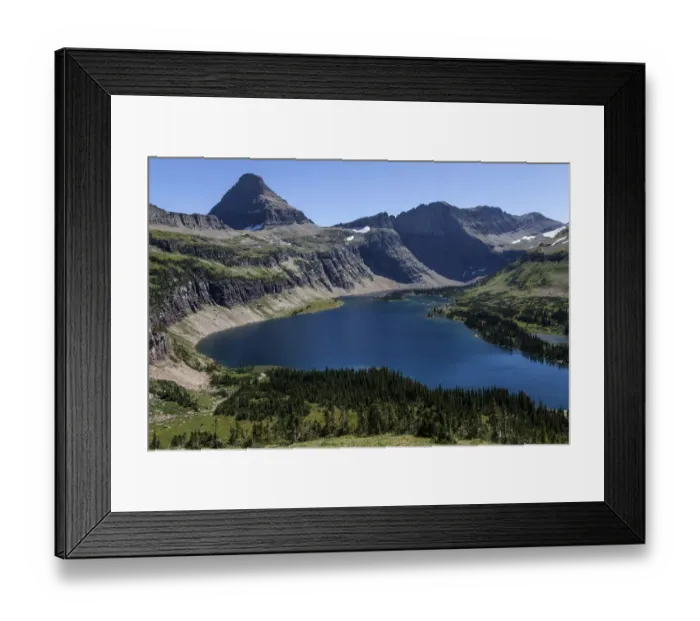 Framed Print : Hidden Lake with Reynolds Mountains, Glacier National Park, Montana, United States Framed Print : Hidden Lake with Reynolds Mountains, Glacier National Park, Montana, United States