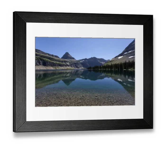 Framed Print : Hidden Lake with Reynolds Mountains, Glacier National Park, Montana, United States Framed Print : Hidden Lake with Reynolds Mountains, Glacier National Park, Montana, United States