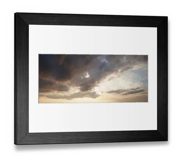 Framed Print : Cloudy sky, Mecklenburg-Western Pomerania, Germany Framed Print : Cloudy sky, Mecklenburg-Western Pomerania, Germany