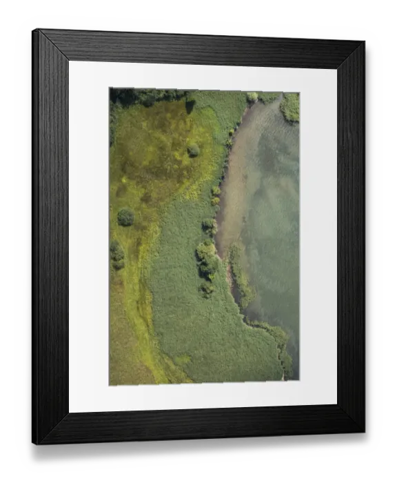 Framed Print : Aerial view, lake shore, Lake Thun, Berner Oberland, Switzerland Framed Print : Aerial view, lake shore, Lake Thun, Berner Oberland, Switzerland