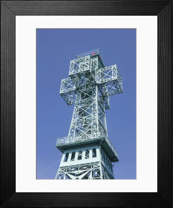 Framed Print : Josephs Cross, lookout tower on the Great Auersberg Mountain, Stolberg im Harz, Saxony-Anhalt, Germany Framed Print : Josephs Cross, lookout tower on the Great Auersberg Mountain, Stolberg im Harz, Saxony-Anhalt, Germany