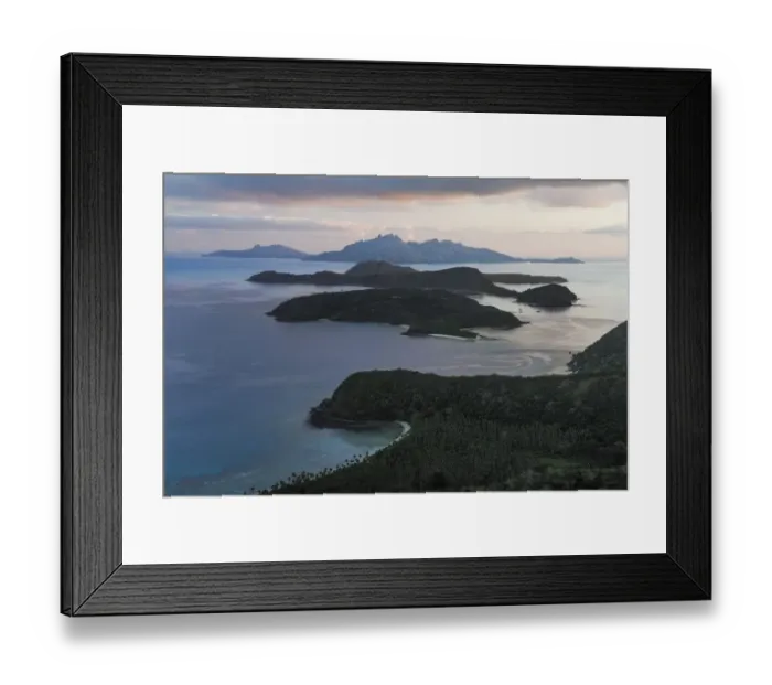 Framed Print : Sunset over the Yasawa Islands, Fiji Framed Print : Sunset over the Yasawa Islands, Fiji