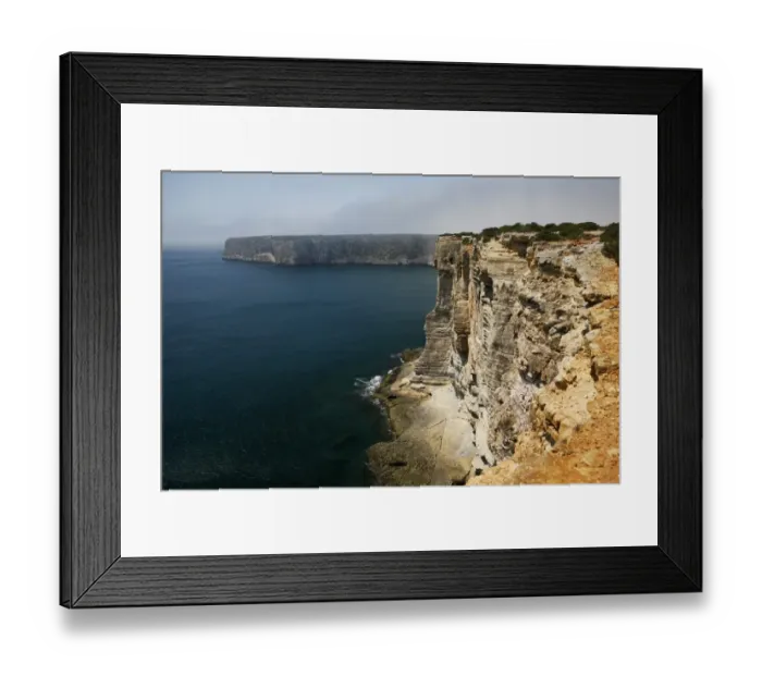 Framed Print : Cliffs, Atlantic coast, near Sagres, Portugal Framed Print : Cliffs, Atlantic coast, near Sagres, Portugal