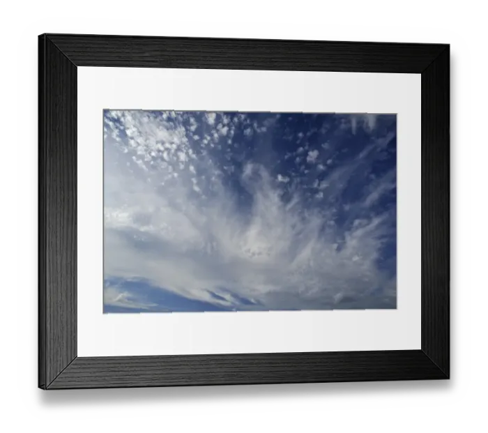 Framed Print : Cirrus clouds Framed Print : Cirrus clouds