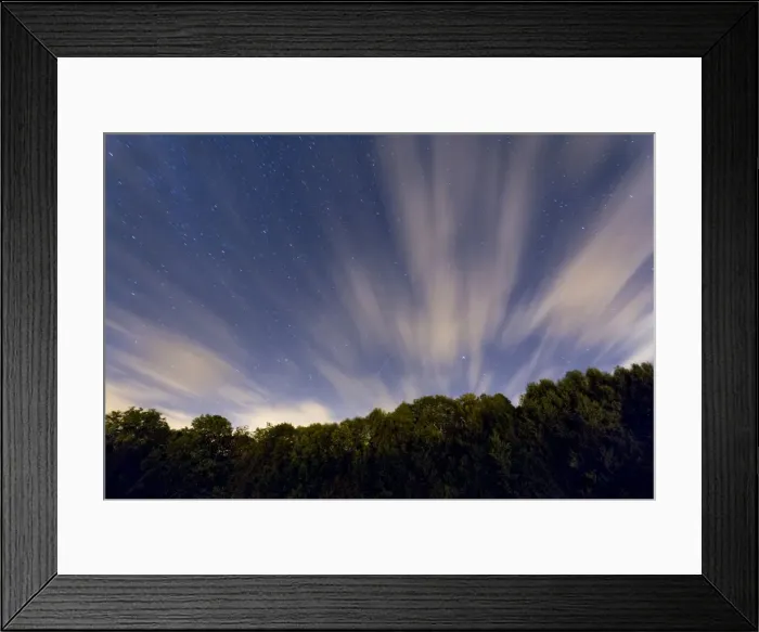 Framed Print : Perseid meteor shower in the night sky Framed Print : Perseid meteor shower in the night sky