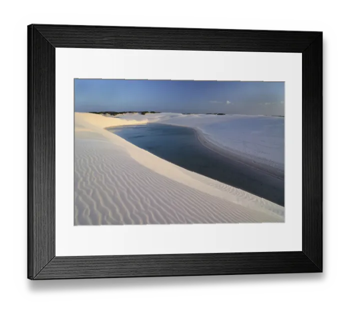 Framed Print : Freshwater lagoon, Parque Nacional dos Lencois Maranhenses or Lencois Maranhenses National Park, Maranhao, Brazil Framed Print : Freshwater lagoon, Parque Nacional dos Lencois Maranhenses or Lencois Maranhenses National Park, Maranhao, Brazil