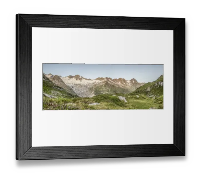 Framed Print : Panorama, Waxeggkees Glacier, Zemmgrund valley, Ginzling, Zillertal valley, Tyrol, Austria Framed Print : Panorama, Waxeggkees Glacier, Zemmgrund valley, Ginzling, Zillertal valley, Tyrol, Austria
