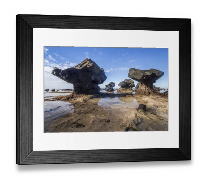 Framed Print : Rock formations on the beach of Lavena, Taveuni, Fiji Framed Print : Rock formations on the beach of Lavena, Taveuni, Fiji