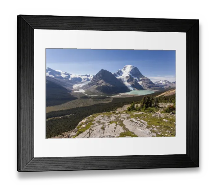Framed Print : Mount Robson and Berg Lake, Mount Robson Provincial Park, British Columbia Province, Canada