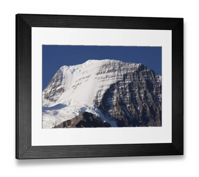 Framed Print : Summit of Mount Robson, Mount Robson Provincial Park, British Columbia Province, Canada