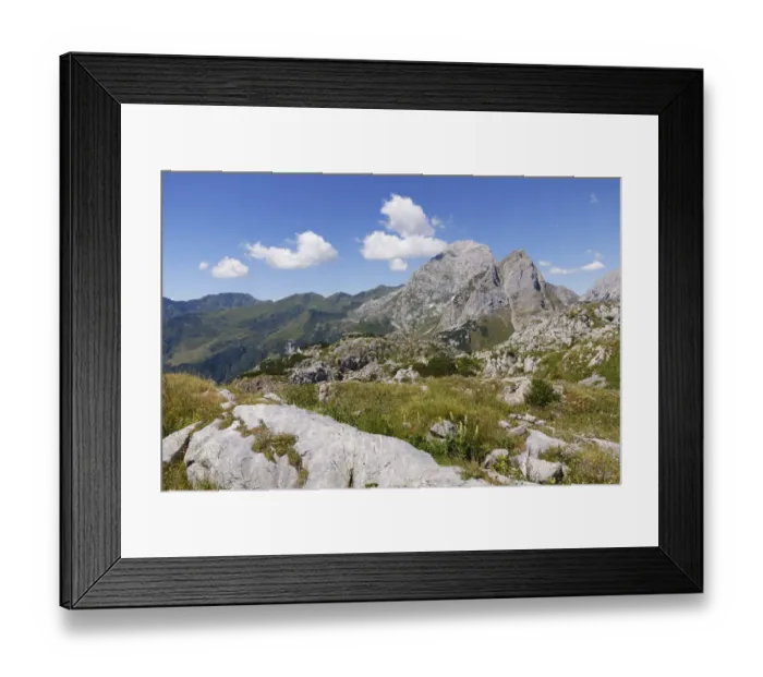 Framed Print : Summit plateau of Kleiner Pal Mountain, view towards Cellon Mountain, Carnic Alps, Kotschach-Mauthen, Bezirk Hermagor, Karnten, Austria Framed Print : Summit plateau of Kleiner Pal Mountain, view towards Cellon Mountain, Carnic Alps, Kotschach-Mauthen, Bezirk Hermagor, Karnten, Austria