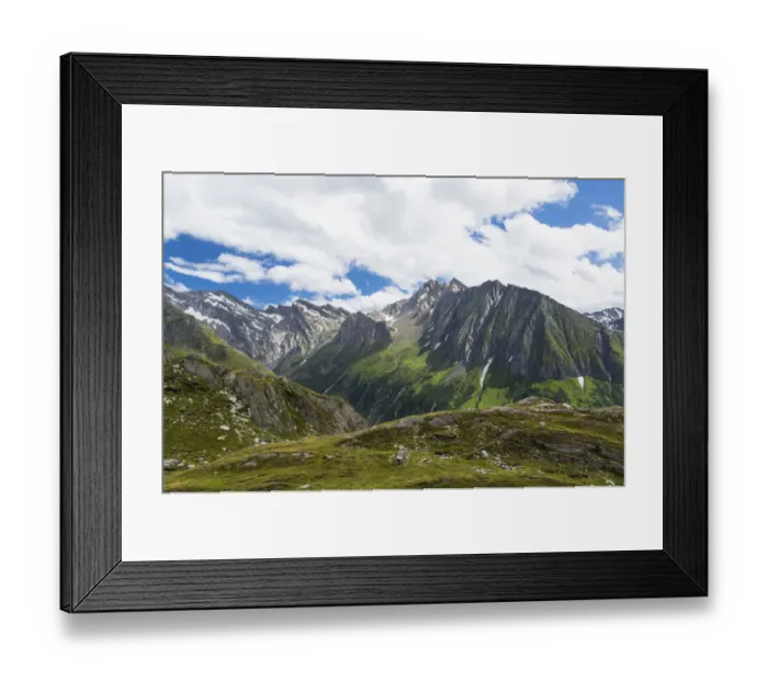 Framed Print : Mountain landscape, Pfitschtal, South Tyrol province, Trentino-Alto Adige, Italy Framed Print : Mountain landscape, Pfitschtal, South Tyrol province, Trentino-Alto Adige, Italy