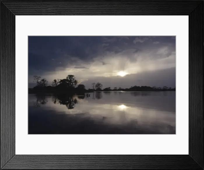 Framed Print : Evening at a widened part of the Amazon or Rio Solimoes, Mamiraua Sustainable Development Reserve, near Manaus, Amazonas State, Brazil Framed Print : Evening at a widened part of the Amazon or Rio Solimoes, Mamiraua Sustainable Development Reserve, near Manaus, Amazonas State, Brazil