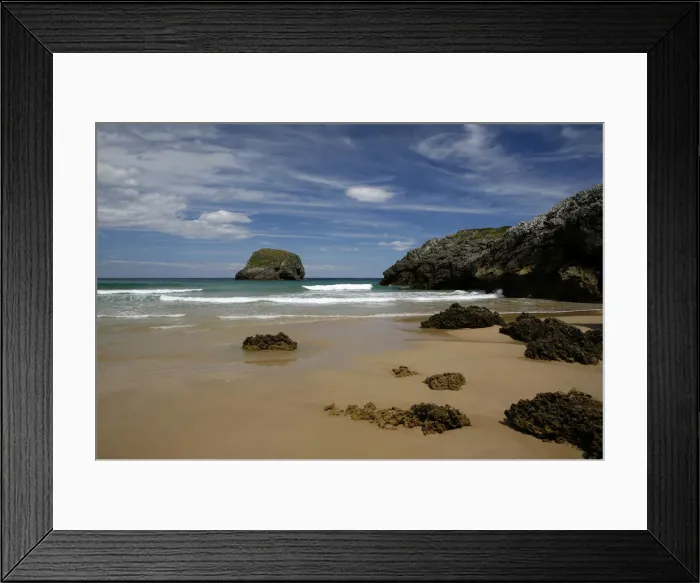 Framed Print : Rocks, Spanish Atlantic coast, Costa Verde, Llanes, Asturias, Spain Framed Print : Rocks, Spanish Atlantic coast, Costa Verde, Llanes, Asturias, Spain
