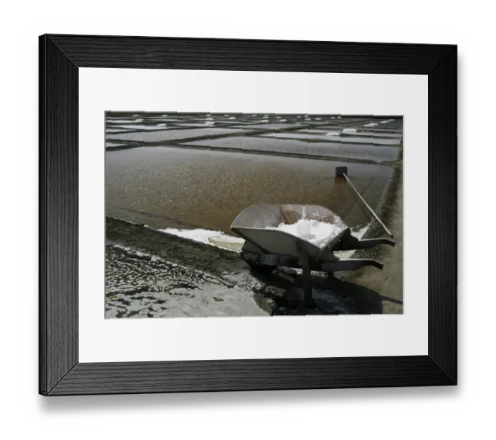 Framed Print : Salt farm, Noirmoutier-en-l?Ile, Ile de Noirmoutier, Pays de la Loire, France Framed Print : Salt farm, Noirmoutier-en-l?Ile, Ile de Noirmoutier, Pays de la Loire, France