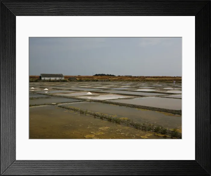 Framed Print : Salt farm, Noirmoutier-en-l?Ile, Ile de Noirmoutier, Pays de la Loire, France Framed Print : Salt farm, Noirmoutier-en-l?Ile, Ile de Noirmoutier, Pays de la Loire, France