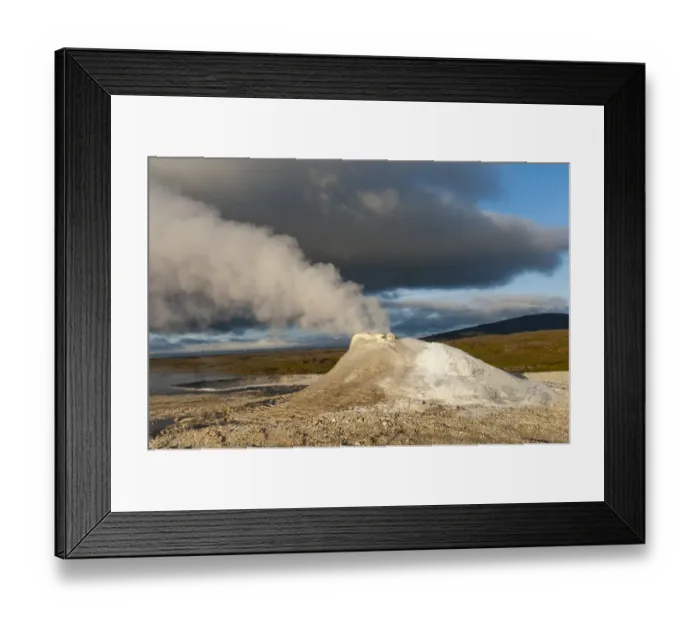 Framed Print : Blue water pool, Blahver hot spring, limestone sinter terraces, Oeskjuhoell or Oeskurholhver, geothermal area of Hveravellir, Kjoelur, Highlands, Iceland Framed Print : Blue water pool, Blahver hot spring, limestone sinter terraces, Oeskjuhoell or Oeskurholhver, geothermal area of Hveravellir, Kjoelur, Highlands, Iceland