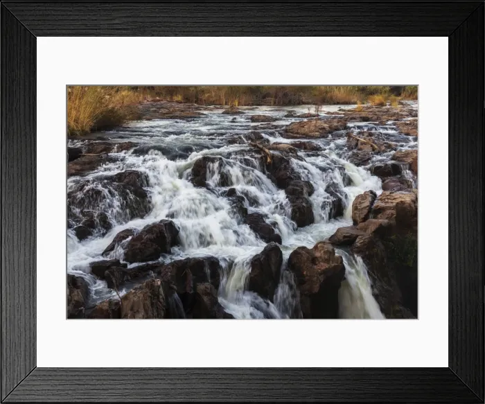 Framed Print : Cascades of Epupa Falls, Epupa, Kaokoland, Kunene Region, Namibia Framed Print : Cascades of Epupa Falls, Epupa, Kaokoland, Kunene Region, Namibia