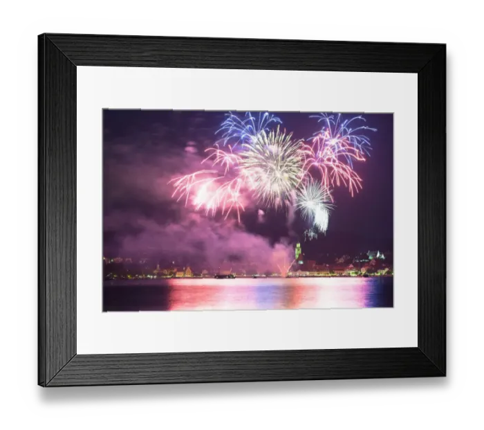 Framed Print : Fireworks at the Promenadenfest festival in Ueberlingen, Baden-Wuerttemberg, Germany Framed Print : Fireworks at the Promenadenfest festival in Ueberlingen, Baden-Wuerttemberg, Germany