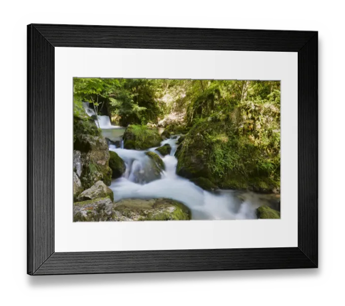 Framed Print : Brook of Myra Falls, Muggendorf, Lower Austria, Austria
