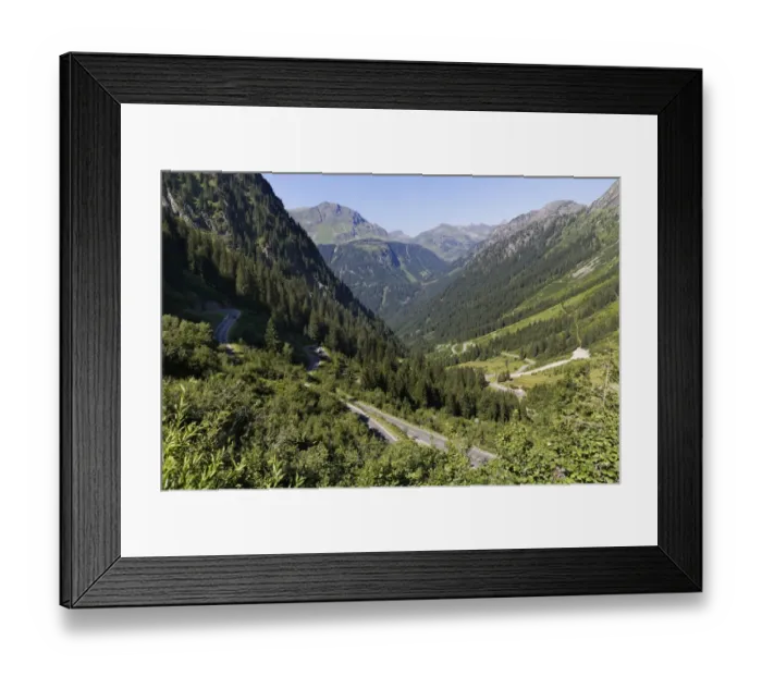 Framed Print : Silvretta High Alpine Road, Montafon, Vorarlberg, Austria Framed Print : Silvretta High Alpine Road, Montafon, Vorarlberg, Austria